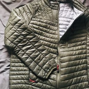 Spire Green bubble jacket